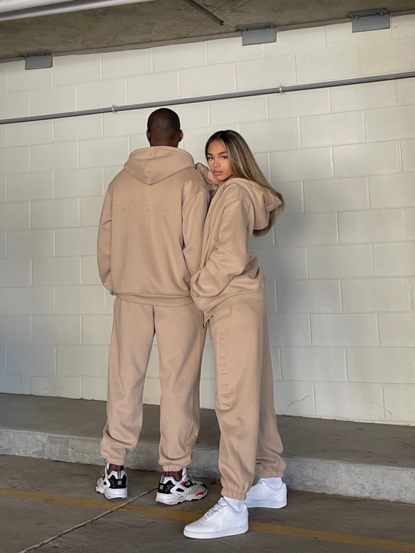 Oversized Sweatpants - Desert Taupe